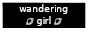 Wandering Girl 88x31 Button 1